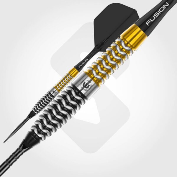 Winmau-Dartpfeile Exion Torpedo Switch Point 90% – Nahaufnahme