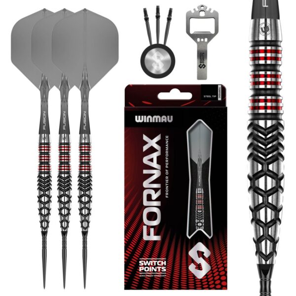 Winmau-Dartpfeile Fornax Torpedo Switch Point 90%