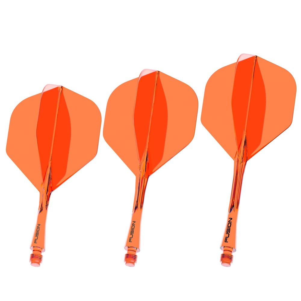 Winmau Fusion 2 Integrated Flight & Shaft oranje – short, intermediate en medium