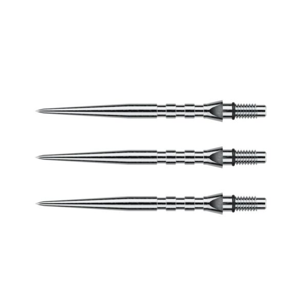 Winmau Switch Points Grooved zilver